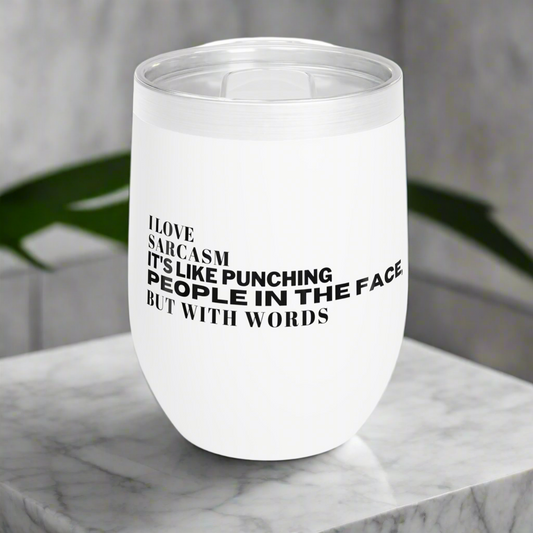 Why the "I Love Sarcasm" Wine Cup is a Must-Have for Every Humor Lover