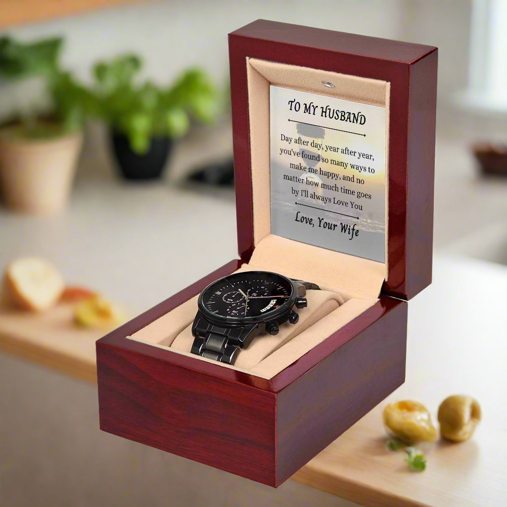 Husband- No Matter How Much Time Passes- Chronograph Watch