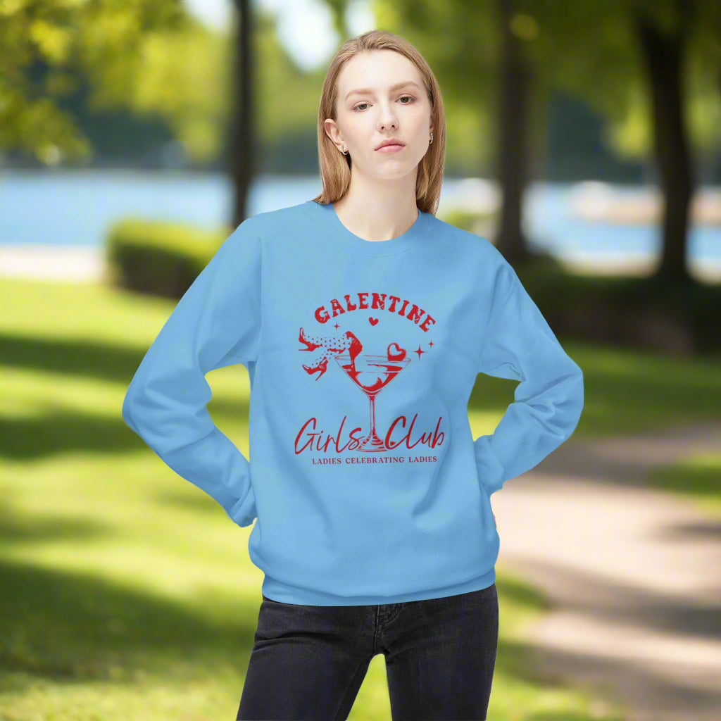 Galentine's Club Crewneck Sweatshirt - Ladies Celebrating Ladies