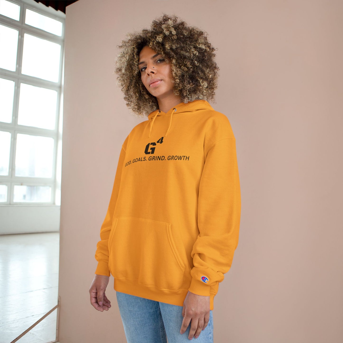 G4 Champion Hoodie – God, Goals, Grind, Growth