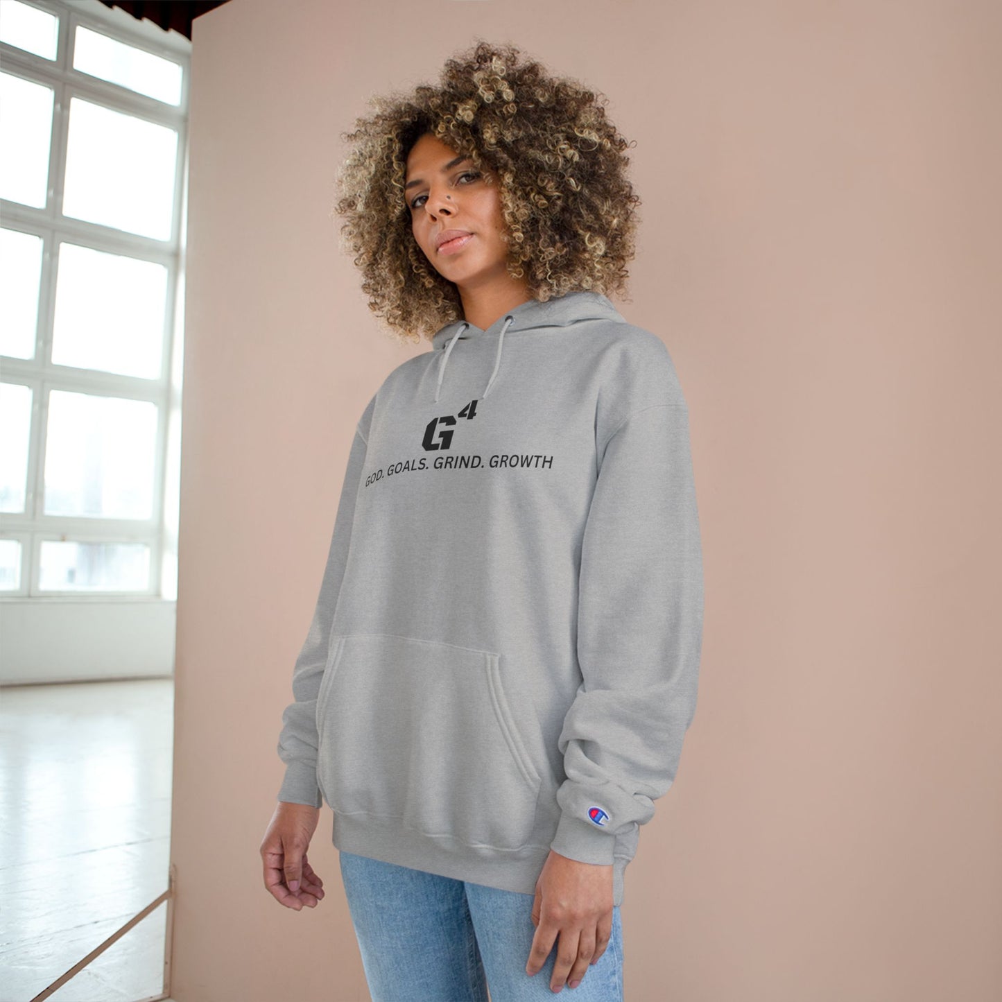 G4 Champion Hoodie – God, Goals, Grind, Growth
