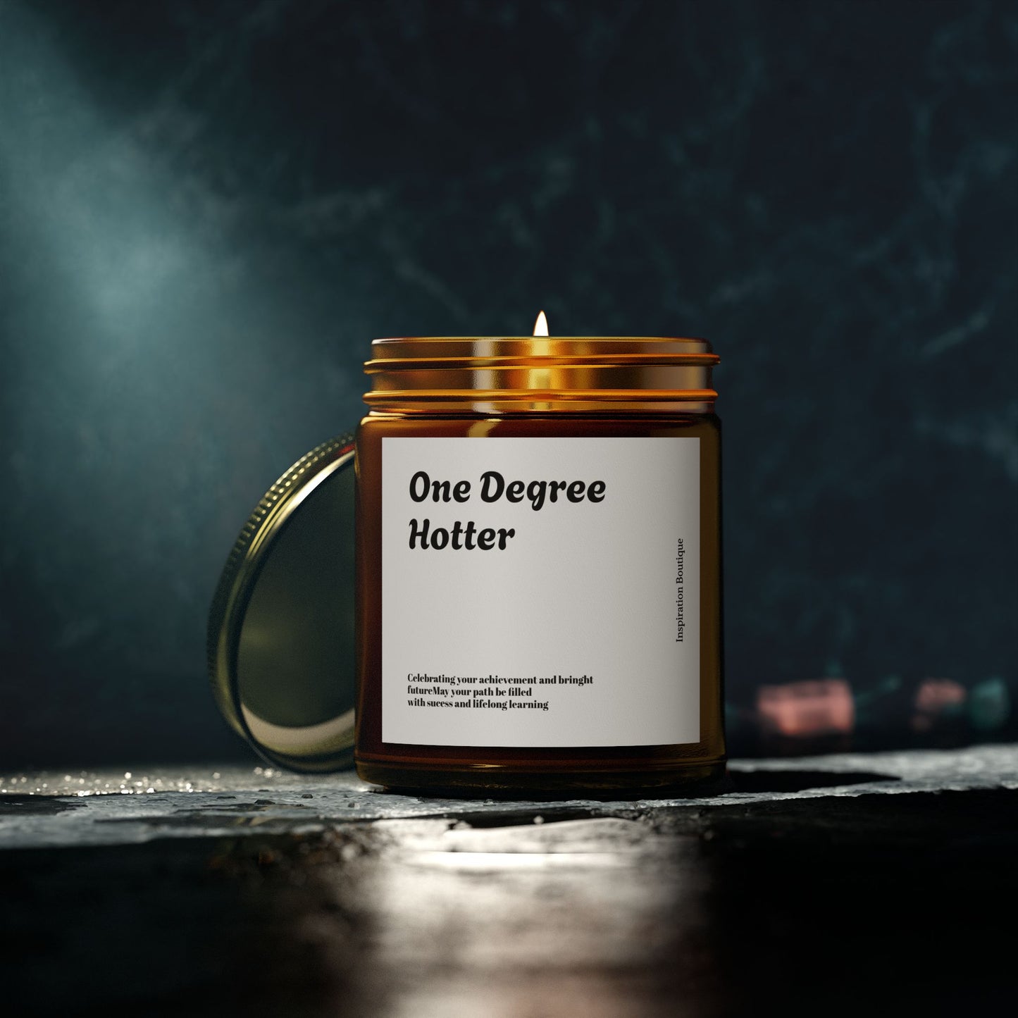 One Degree Hotter Graduation Candle