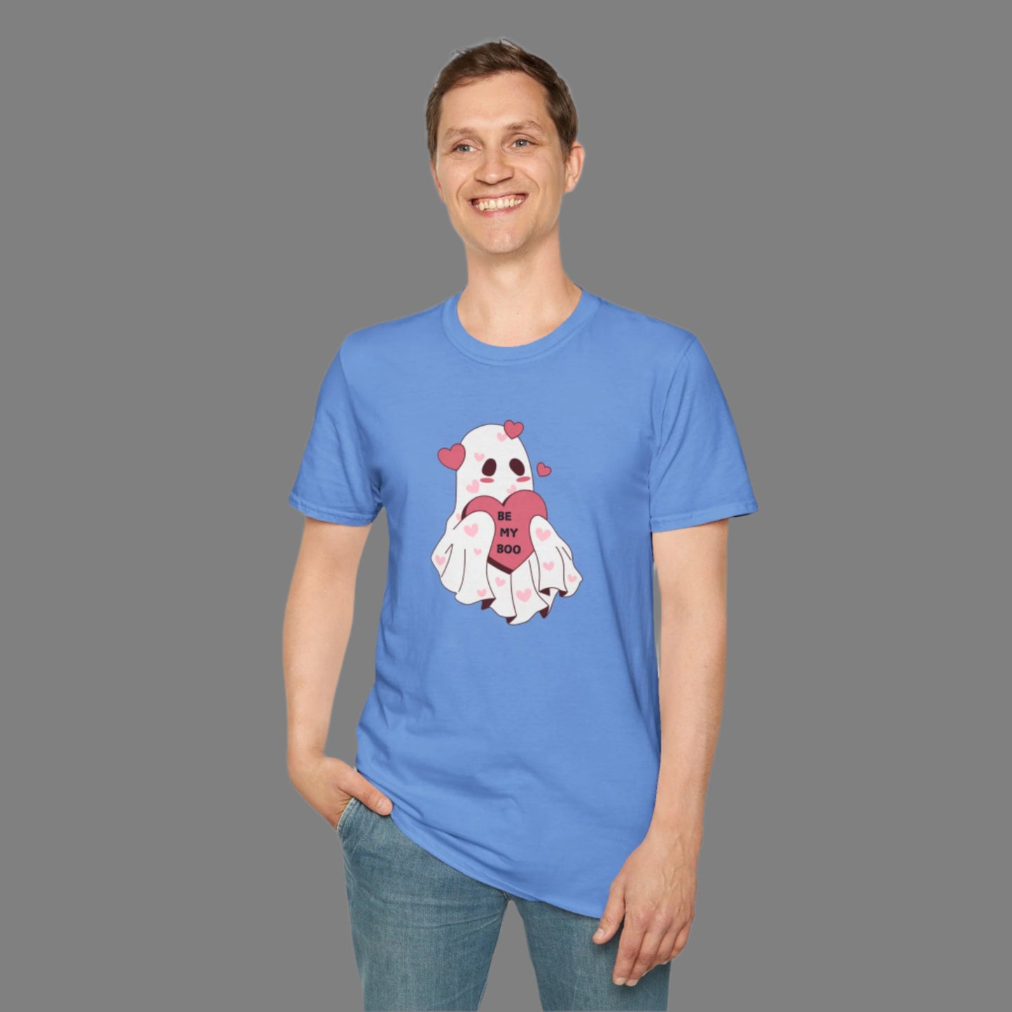 'Be My Boo' Cute Ghost Design Valentine's Day T-Shirt