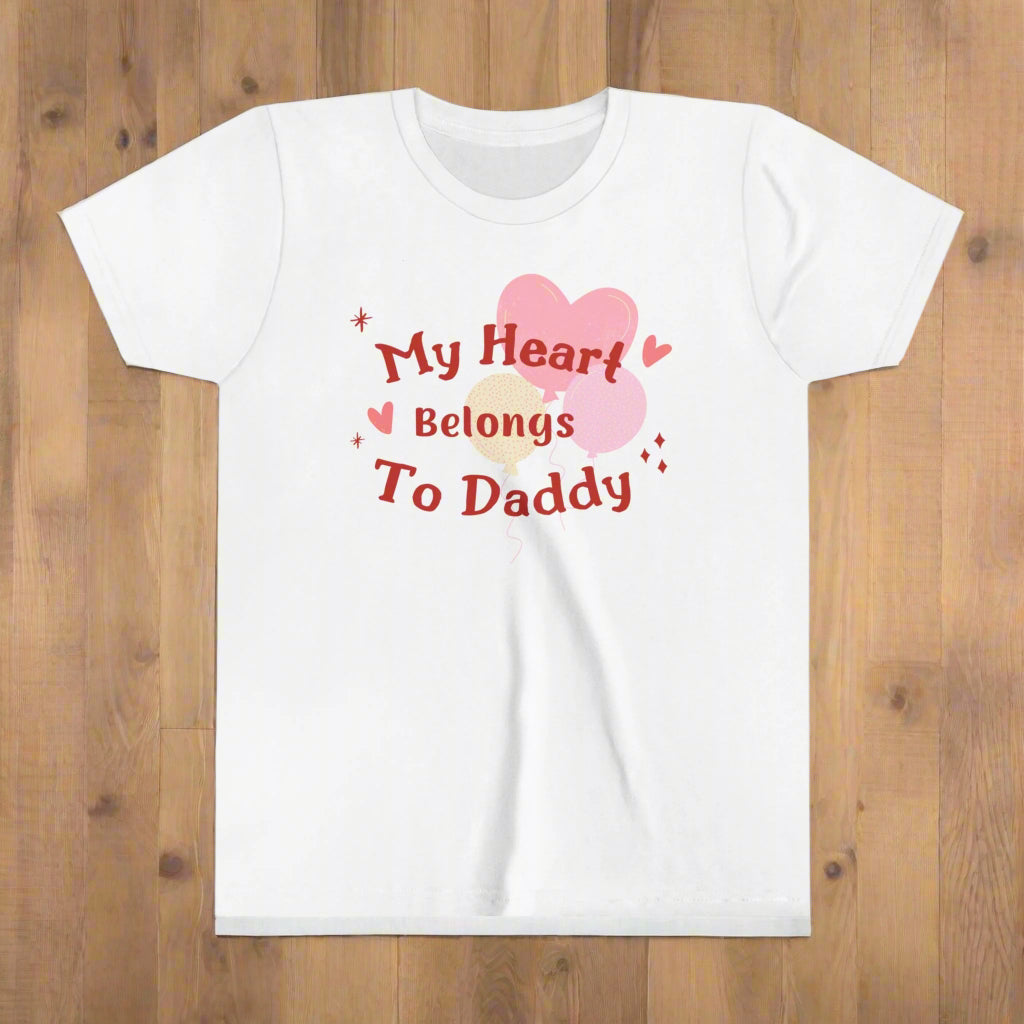 Cute Kids Tee - 'My Heart Belongs To Daddy'