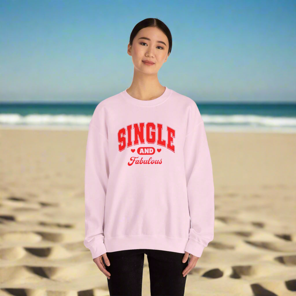 Single and Fabulous Crewneck Sweatshirt
