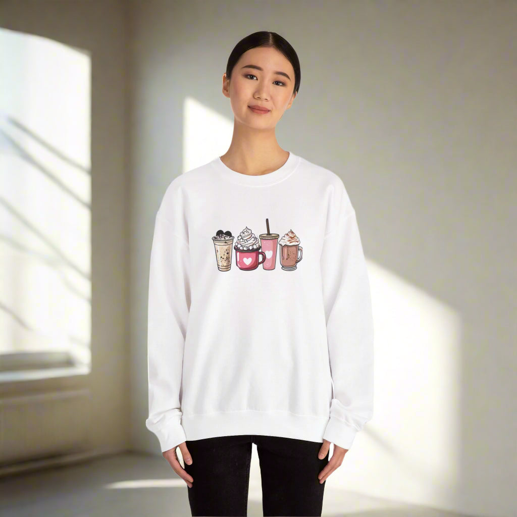 Coffee & Love Crewneck Sweatshirt – Valentine’s Edition