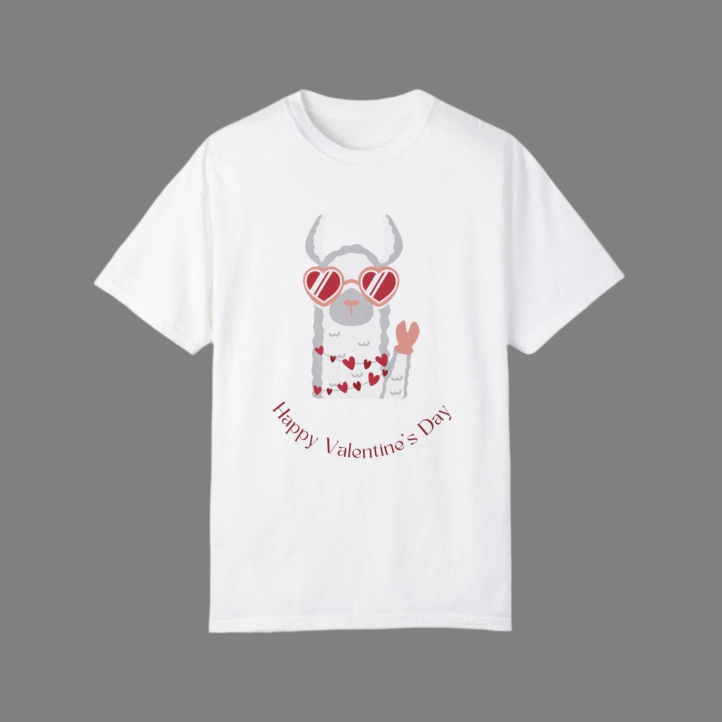 Llama Valentines T-shirt