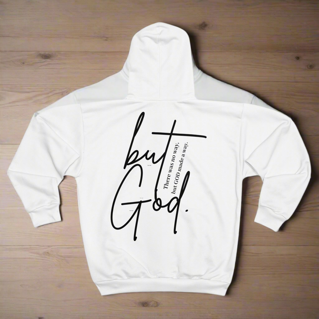 Christian Zip Hoodie - But God He Made a Way Unisex