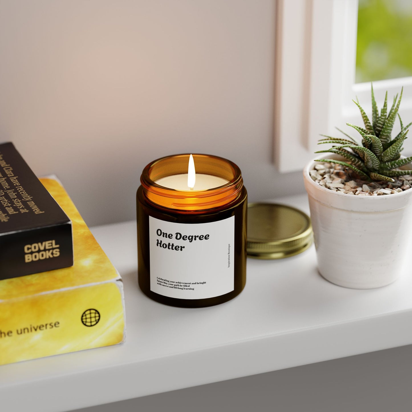 One Degree Hotter Graduation Candle