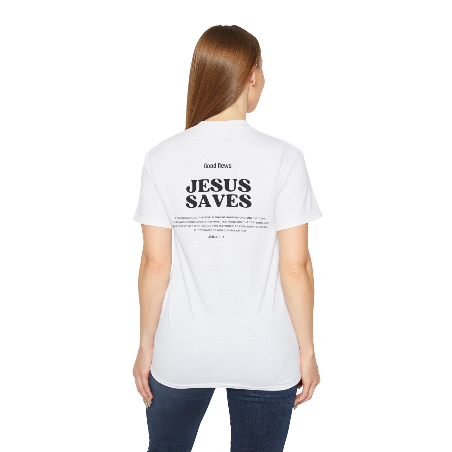 Good News Jesus Saves Tee
