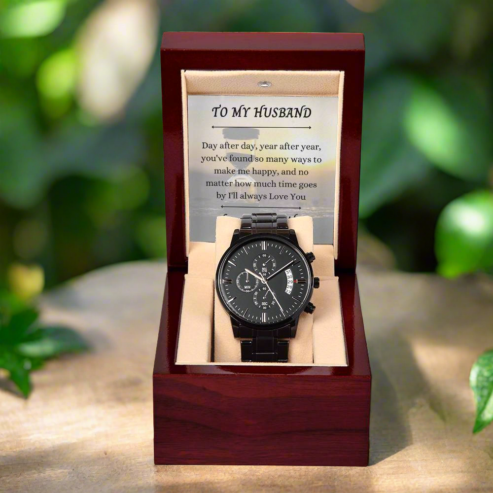 Husband- No Matter How Much Time Passes- Chronograph Watch