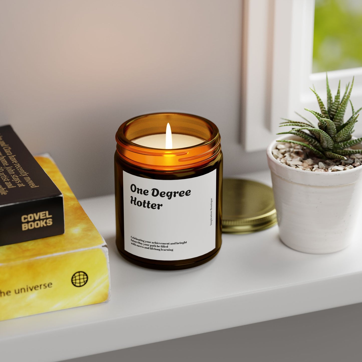 One Degree Hotter Graduation Candle