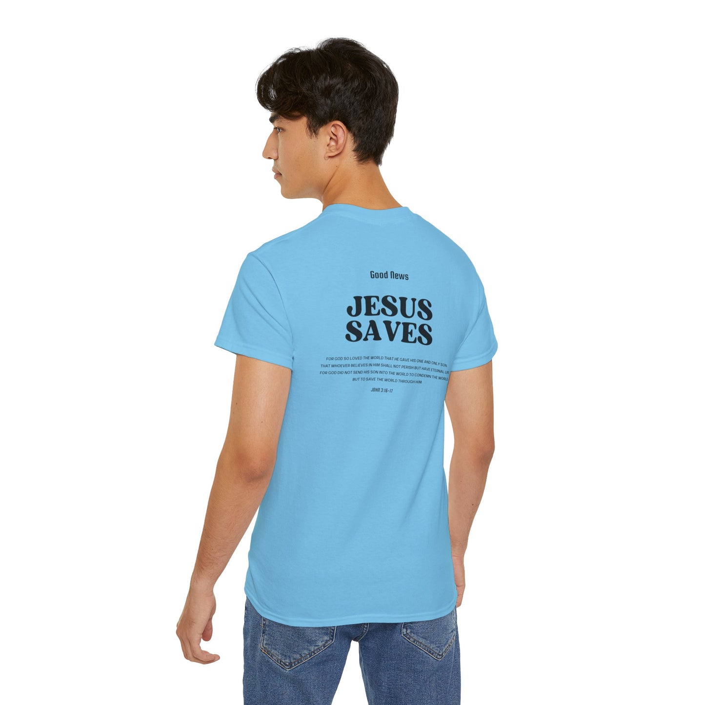 Good News Jesus Saves Tee