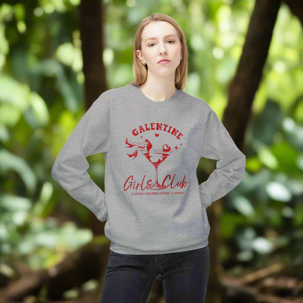 Galentine's Club Crewneck Sweatshirt - Ladies Celebrating Ladies