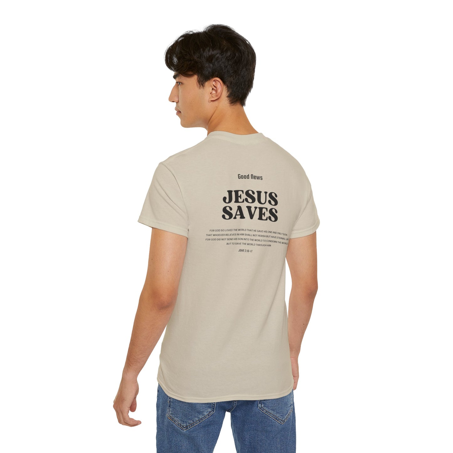 Good News Jesus Saves Tee