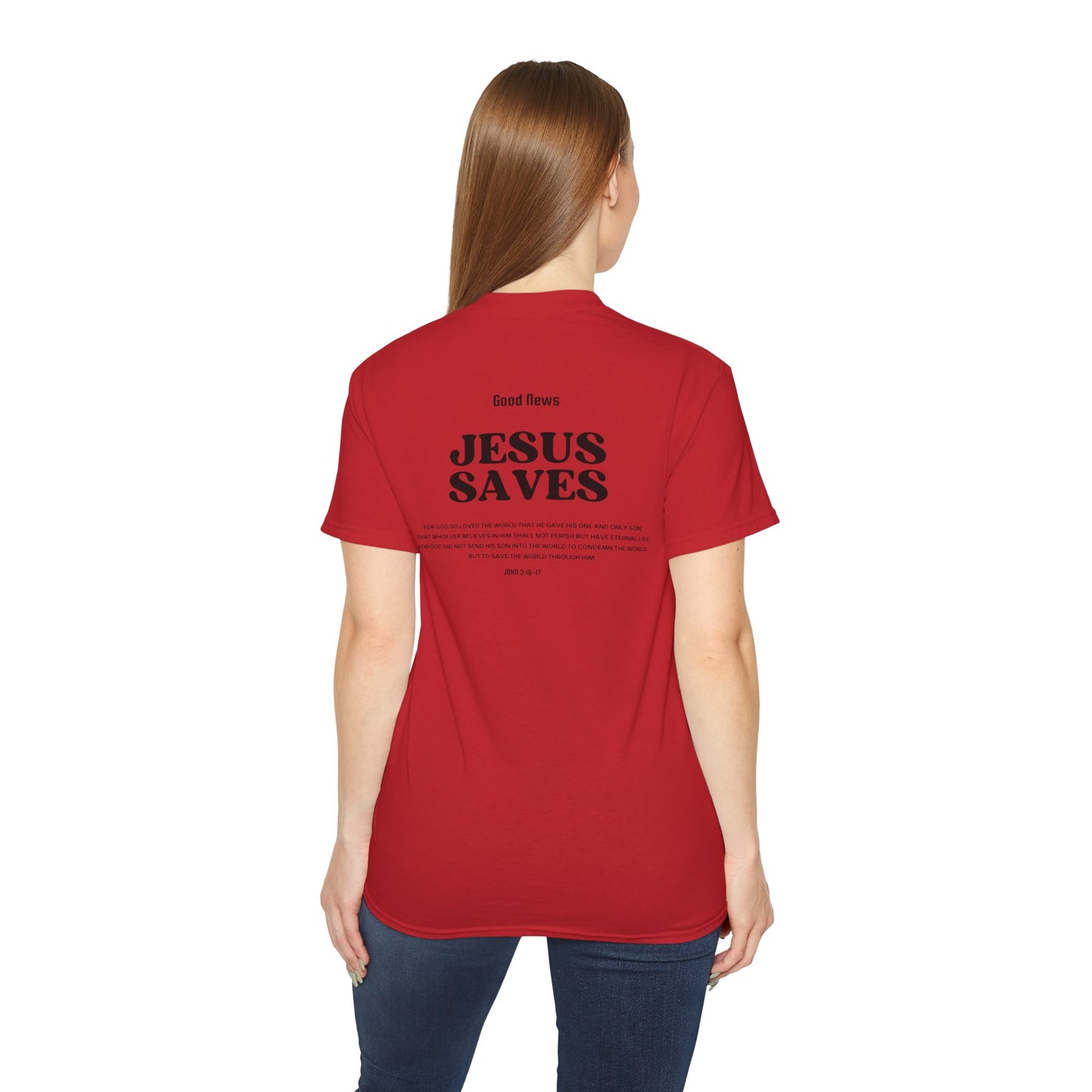 Good News Jesus Saves Tee