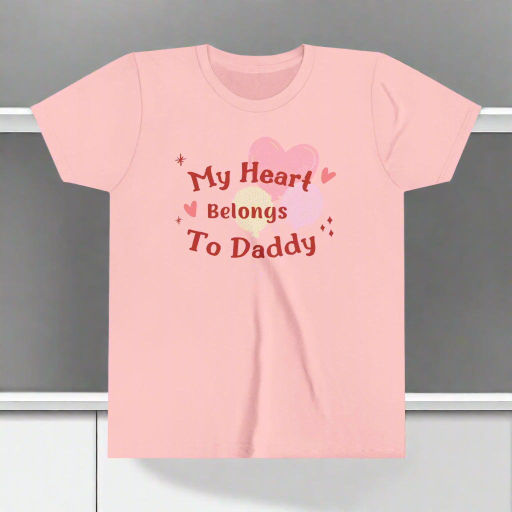 Cute Kids Tee - 'My Heart Belongs To Daddy'