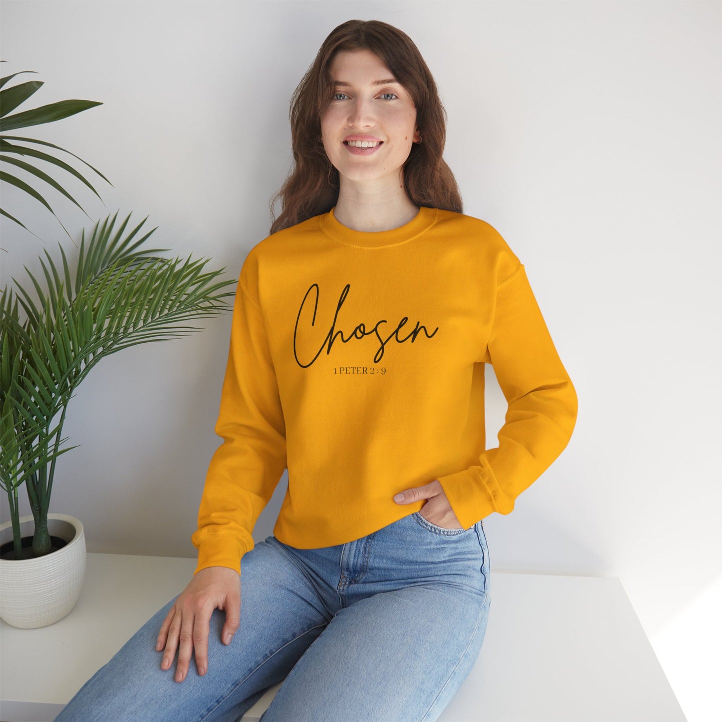 Chosen 1 Peter 2 : 9 Crewneck Sweatshirt