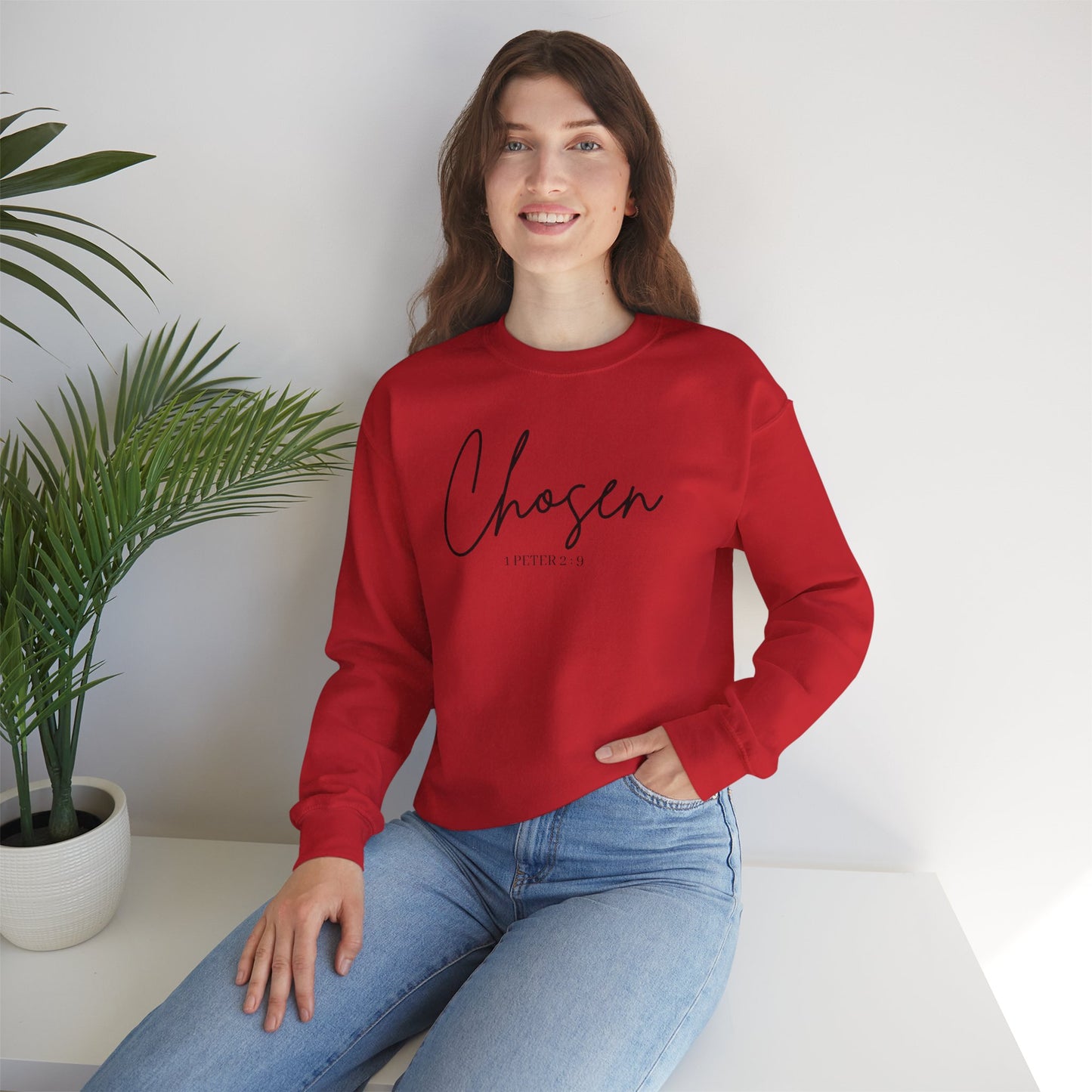 Chosen 1 Peter 2 : 9 Crewneck Sweatshirt