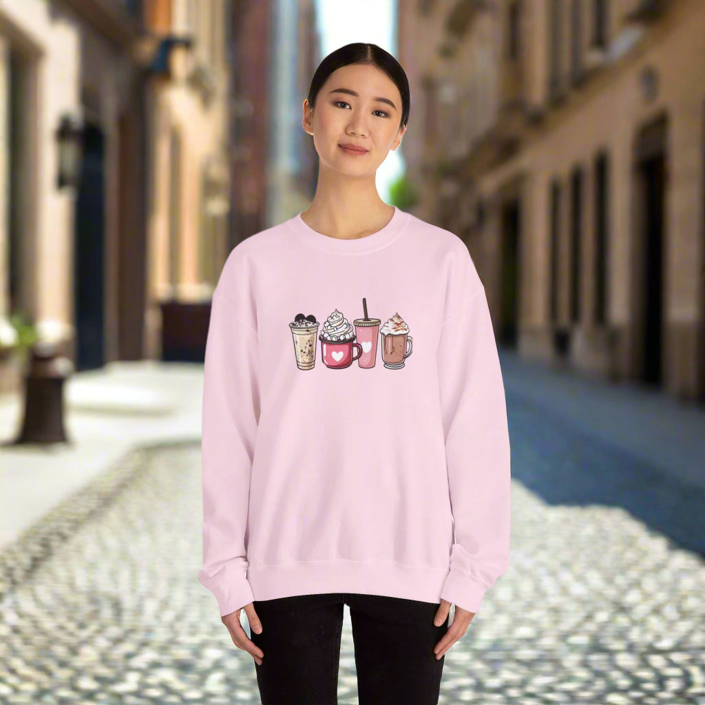 Coffee & Love Crewneck Sweatshirt – Valentine’s Edition