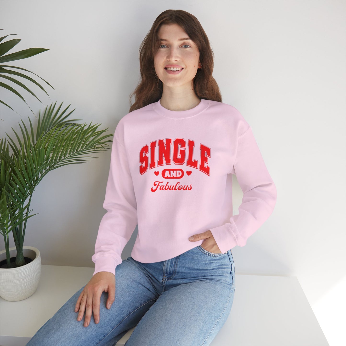 Single and Fabulous Crewneck Sweatshirt