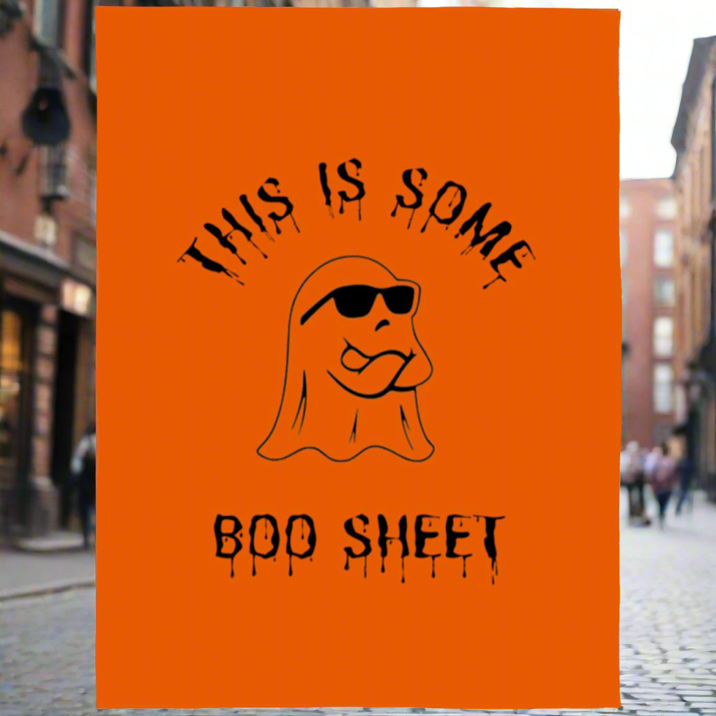 This is some BOO Sheet Arctic Fleece Blanket 60x80