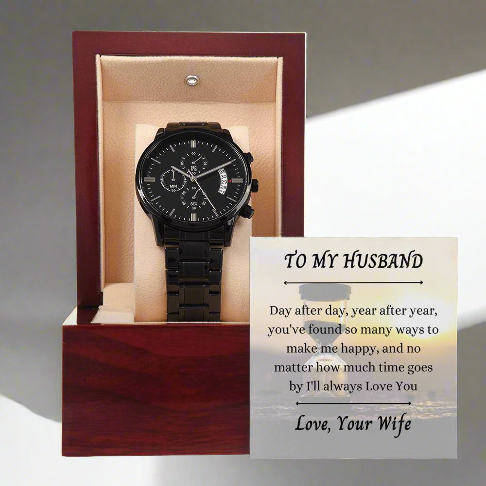 Husband- No Matter How Much Time Passes- Chronograph Watch