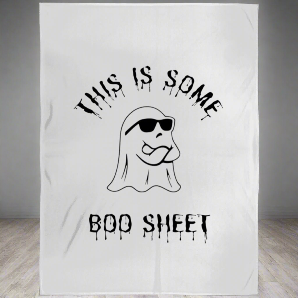 This is some BOO Sheet Arctic Fleece Blanket 60x80