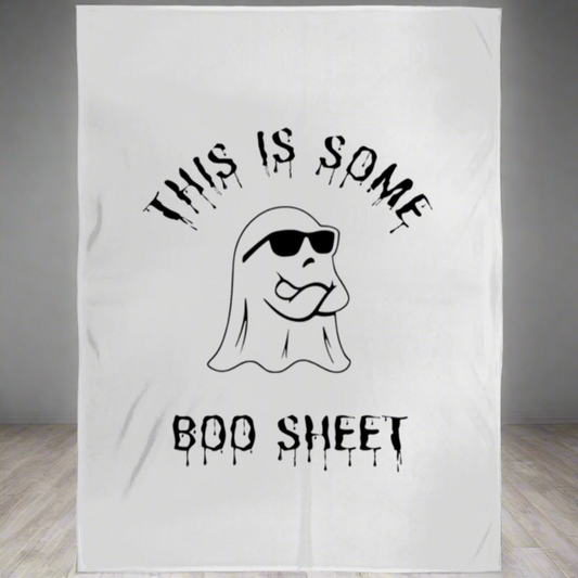 This is Some BOO Sheet – Funny Halloween Arctic Fleece Blanket (60x80)