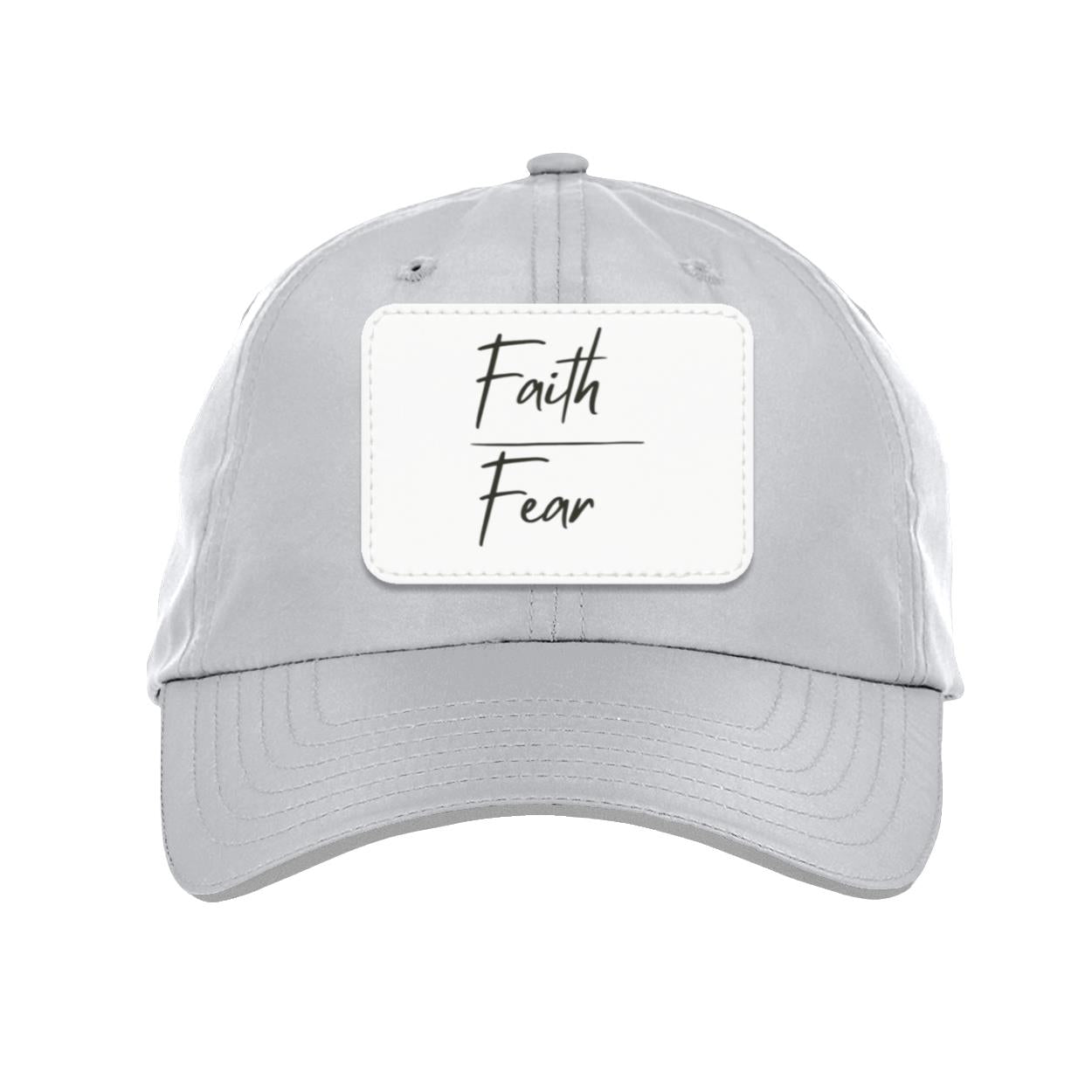 Faith over Fear Pitch Cap-White Patch