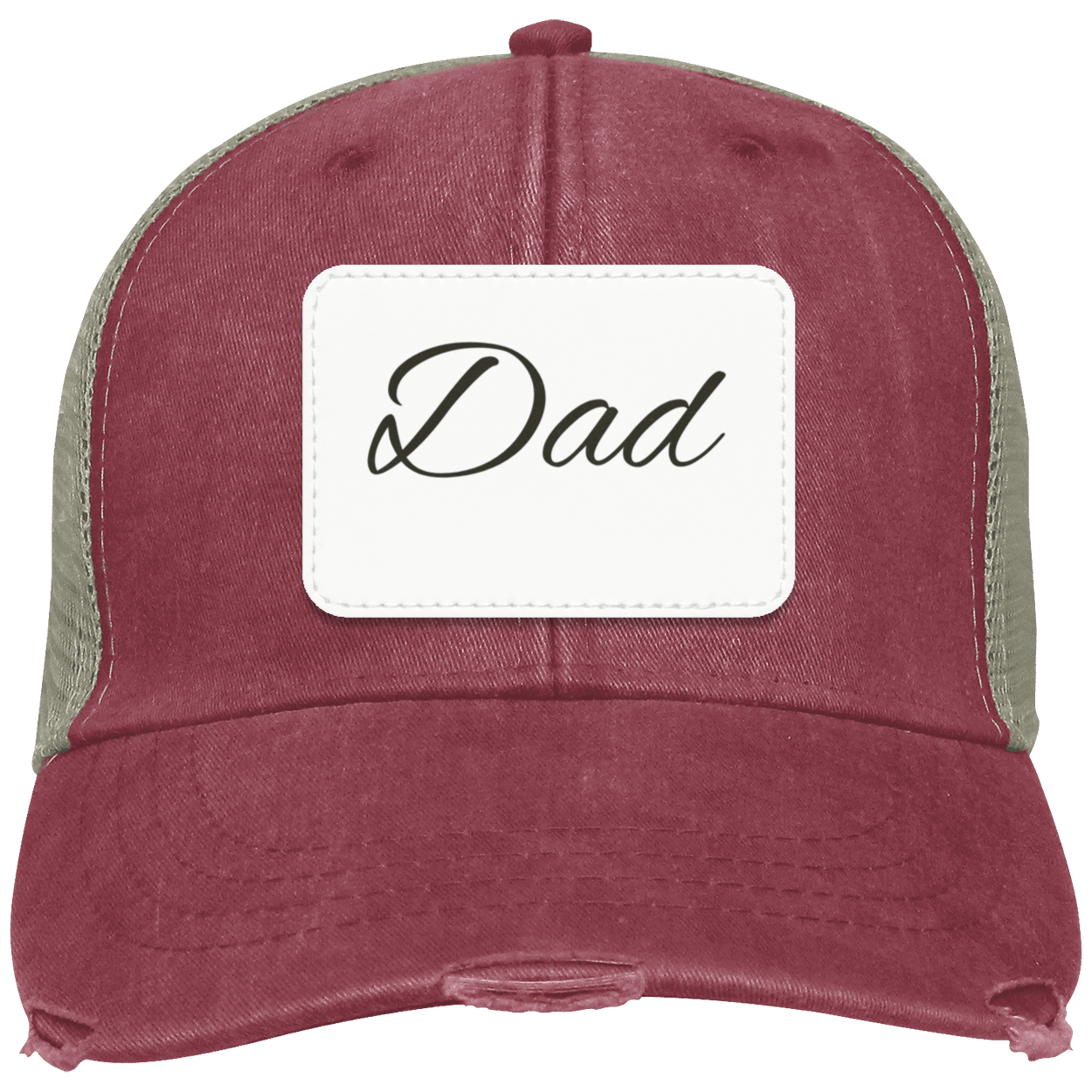 For Dad Distressed Ball Cap
