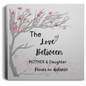 A love Between Mother & Daugher Wall Canvas