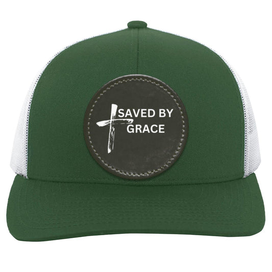 Saved By Grace Black Background