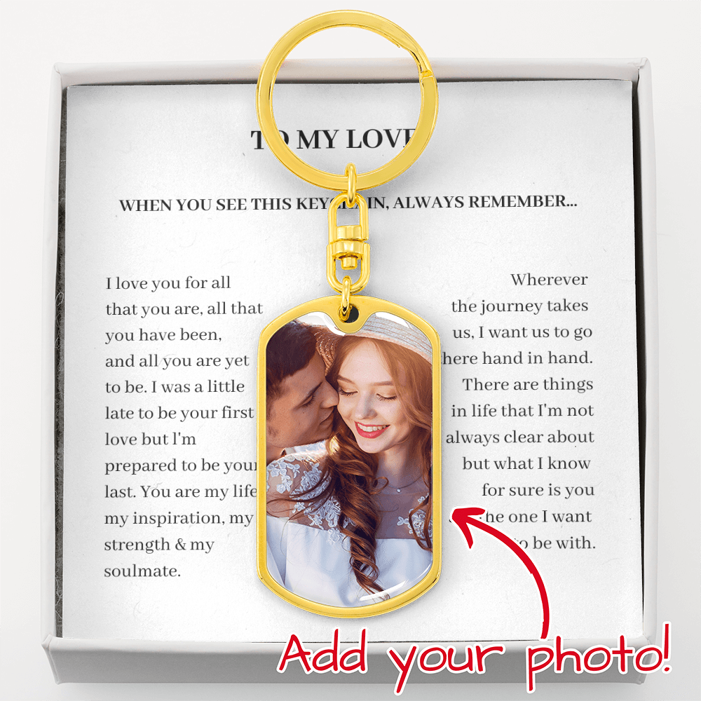 WHEN YOU SEE THIS KEYCHAIN, ALWAYS REMEMBER...