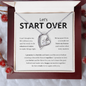 Let's Start Over Heart Necklace