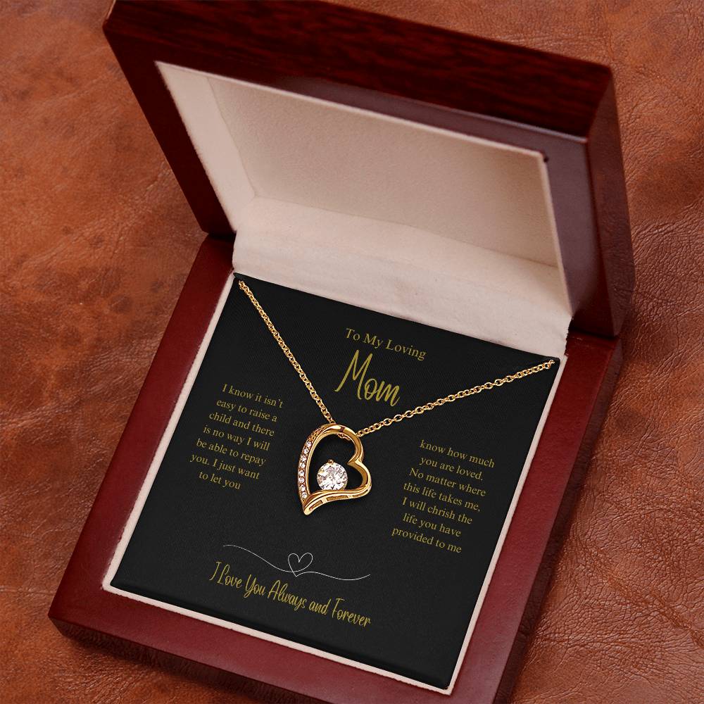 It's not Easy Mom- Forever Love Necklace