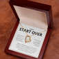 Let's Start Over Heart Necklace