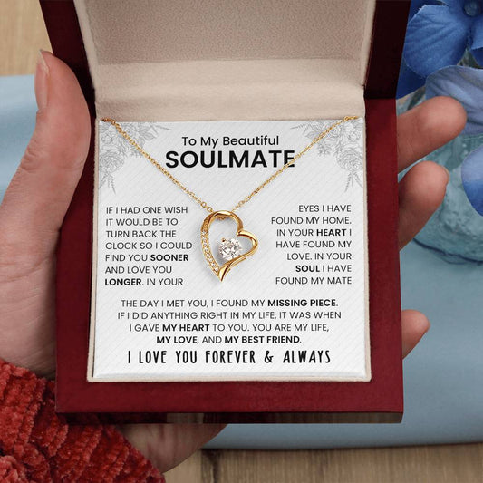 To My Soulmate - Forever & Always Necklace