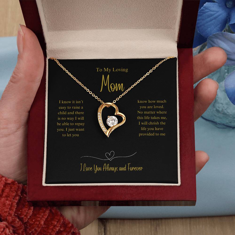 It's not Easy Mom- Forever Love Necklace