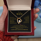 To My Wife - The Love of My Life Forever LoveNecklace