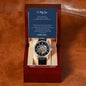 MY Son- I blinked and there stood a Man OpenWork Watch