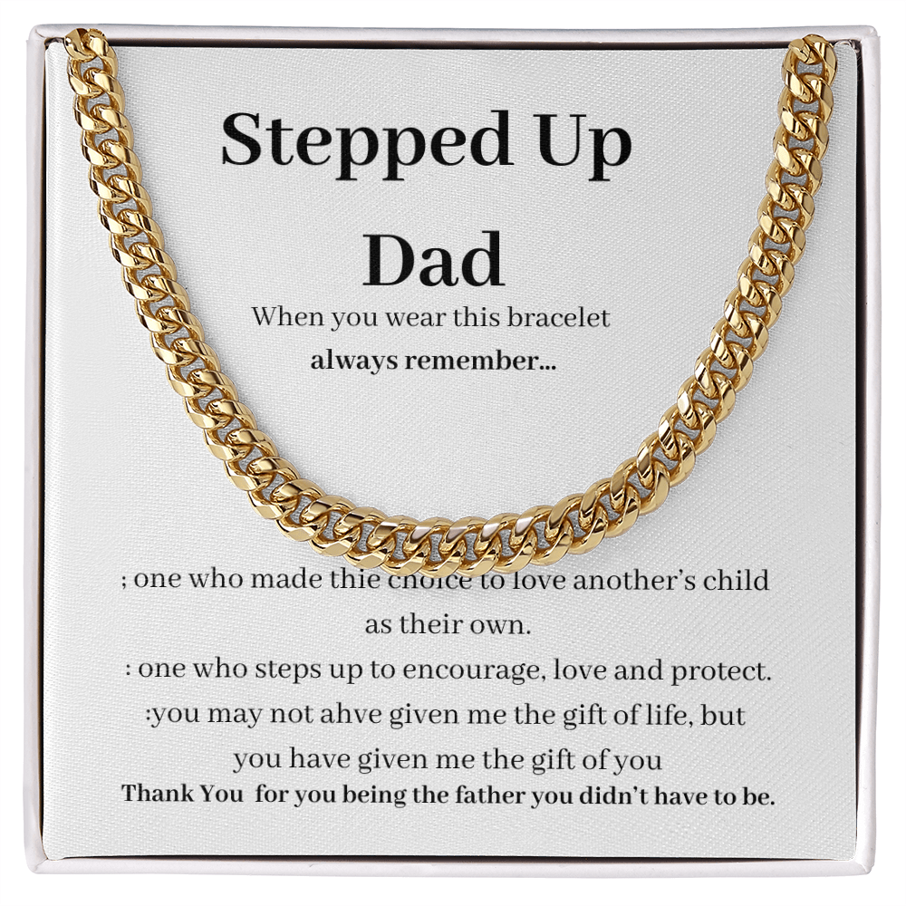 Stepped Up Dad Necklace