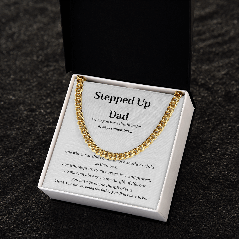 Stepped Up Dad Necklace