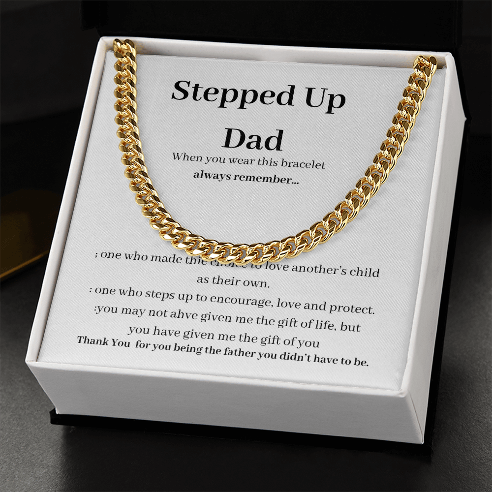 Stepped Up Dad Necklace