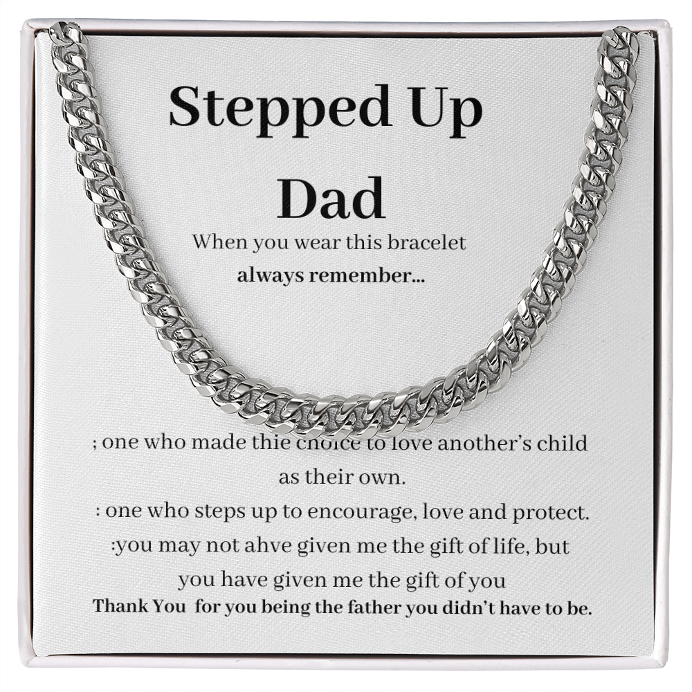 Stepped Up Dad Necklace