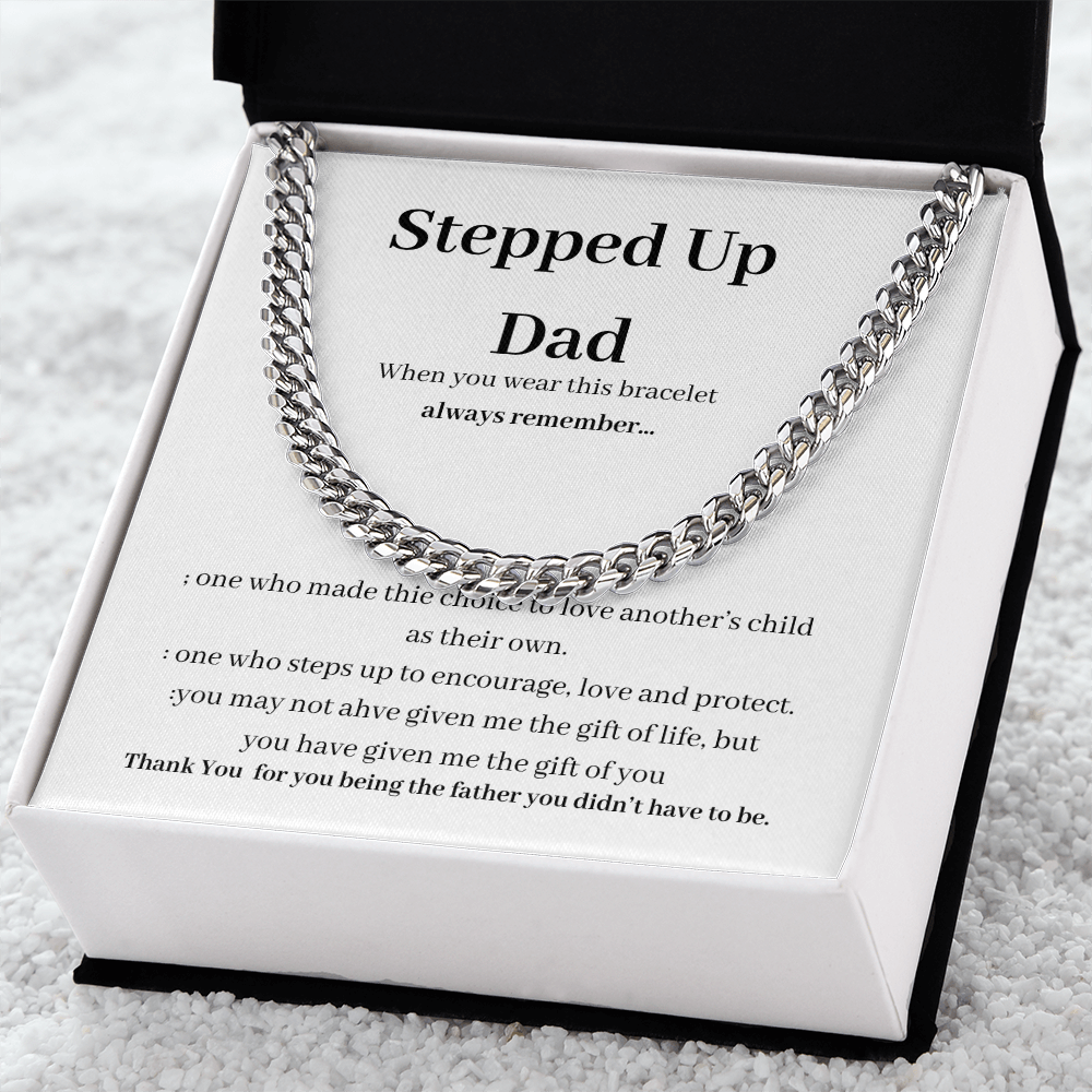 Stepped Up Dad Necklace