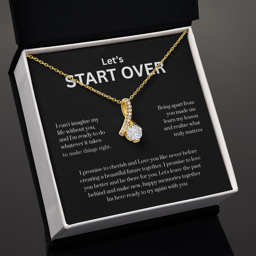 Let's Start Over Alluring Beauty Necklace
