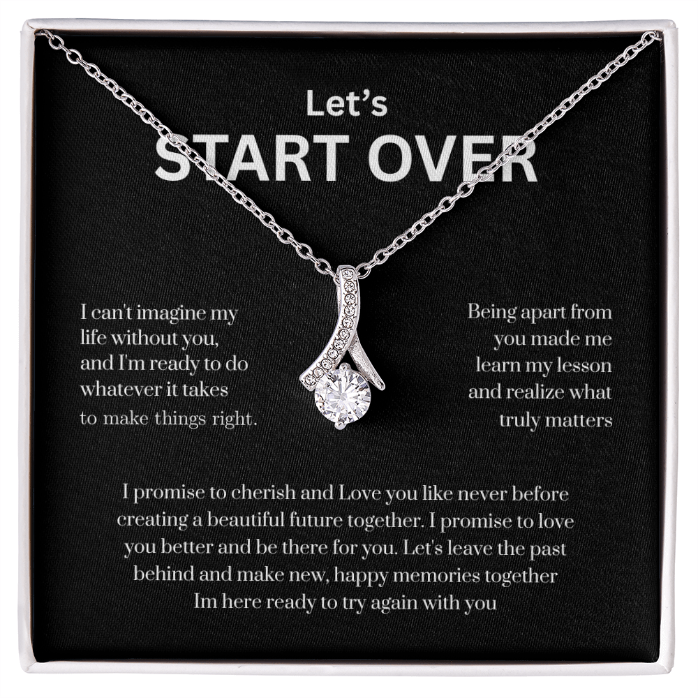 Let's Start Over Alluring Beauty Necklace