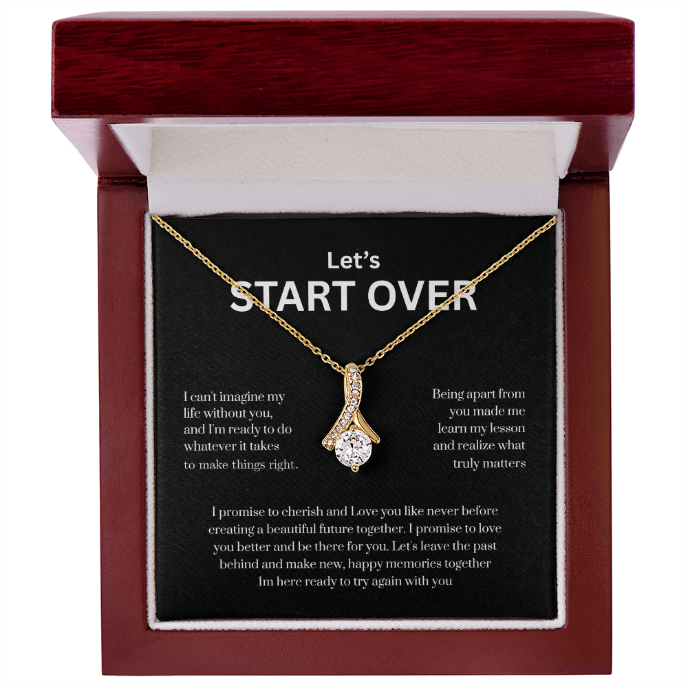 Let's Start Over Alluring Beauty Necklace