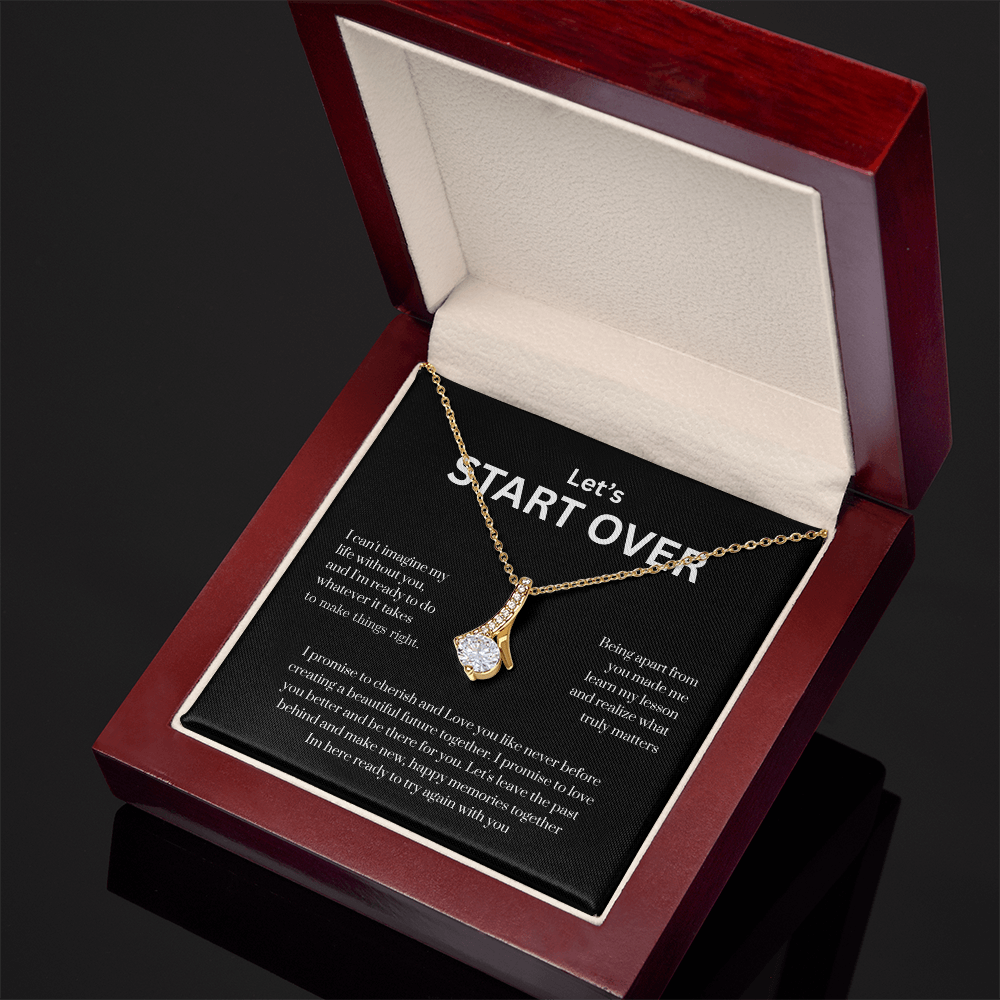 Let's Start Over Alluring Beauty Necklace